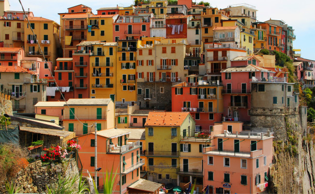 Обои картинки фото manarola,  italy, города, амальфийское и лигурийское побережье италия, италия, манарола, дома