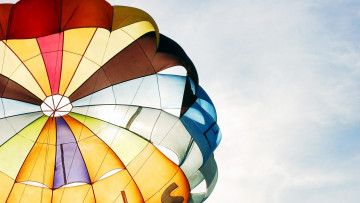 Картинка авиация воздушные+шары купол небо шар