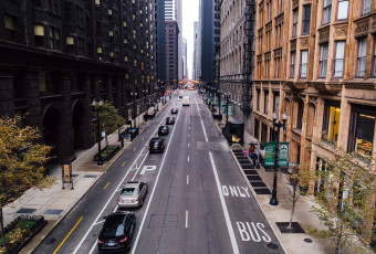Картинка города Чикаго+ сша улица