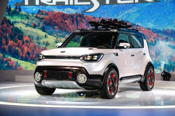 обоя kia soul trailster 2018, автомобили, выставки и уличные фото, kia, белый, 2018, soul, trailster