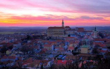 обоя микулов, Чехия, города, - панорамы