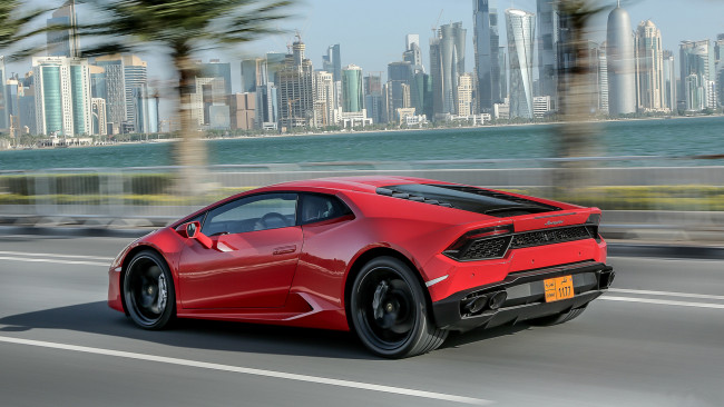 Обои картинки фото lamborghini huracan lp-580-2 2017, автомобили, lamborghini, красный, 2017, lp-580-2, huracan