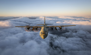 Картинка авиация военно-транспортные+самолёты royal air force hercules самолёт оружие c130j