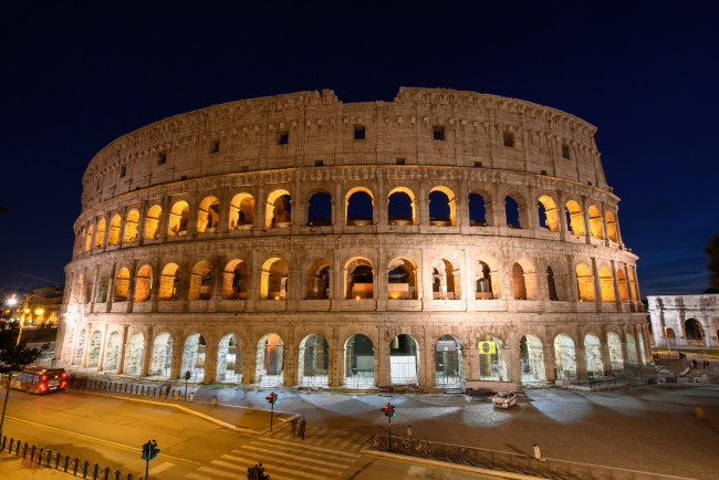 Обои картинки фото colosseum,  rome, города, рим,  ватикан , италия, простор