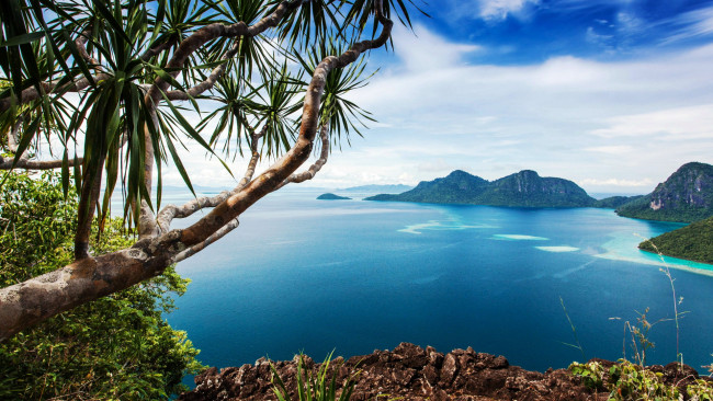Обои картинки фото bohey dulang island, malaysia, природа, побережье, bohey, dulang, island
