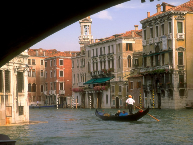 Обои картинки фото canals, of, venice, italy, города