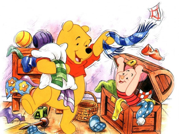 Обои картинки фото мультфильмы, winnie, the, pooh