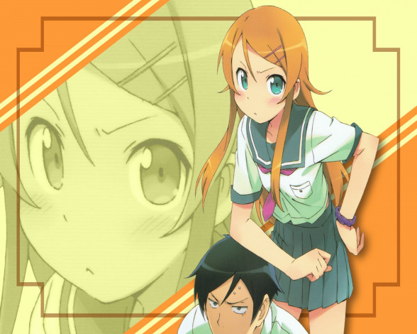 Обои картинки фото аниме, oreimo