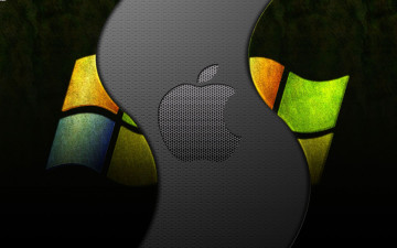 Картинка компьютеры apple фон логотип яблоко