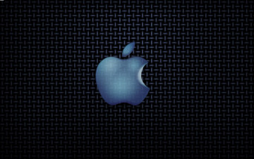 Картинка компьютеры apple яблоко логотип фон