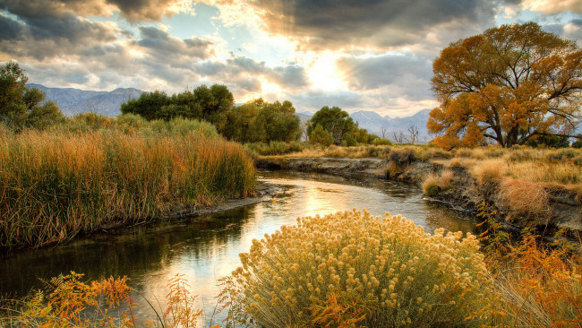 Обои картинки фото природа, реки, озера, осень, река, пейзаж