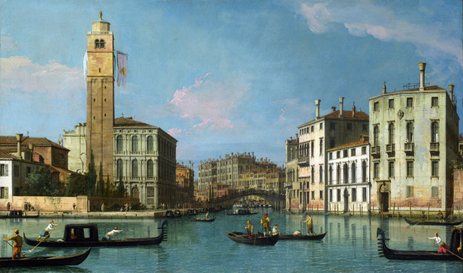 Обои картинки фото рисованные, живопись, venice, венеция
