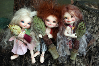 Картинка разное игрушки эльфы куклы