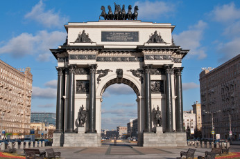 Картинка москва города москва+ россия триумфальная арка