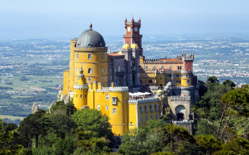 Картинка pena+palace +portugal города -+дворцы +замки +крепости pena palace portugal