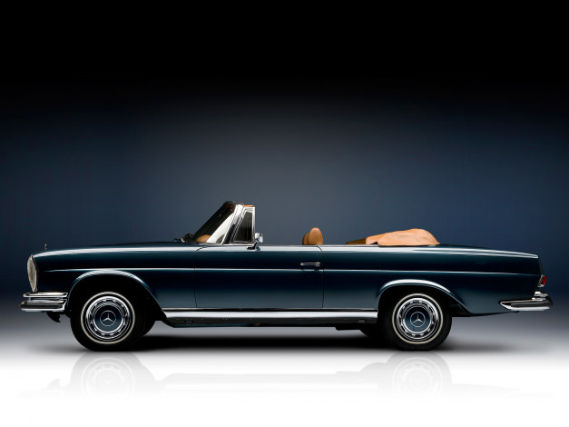 Обои картинки фото mercedes-benz 280-se cabriolet prototype 1967, автомобили, mercedes-benz, prototype, cabriolet, 280-se, 1967