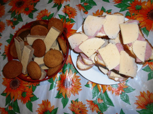 Картинка еда бутерброды +гамбургеры +канапе колбаса хлеб сыр вафли печенье