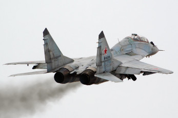 Картинка миг+29 авиация боевые+самолёты сопла миг 29 истребитель ввс россии