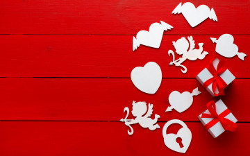 Картинка праздничные день+святого+валентина +сердечки +любовь любовь сердце подарки сердечки love
