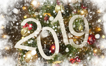 Картинка праздничные -+разное+ новый+год цифры фон новый год