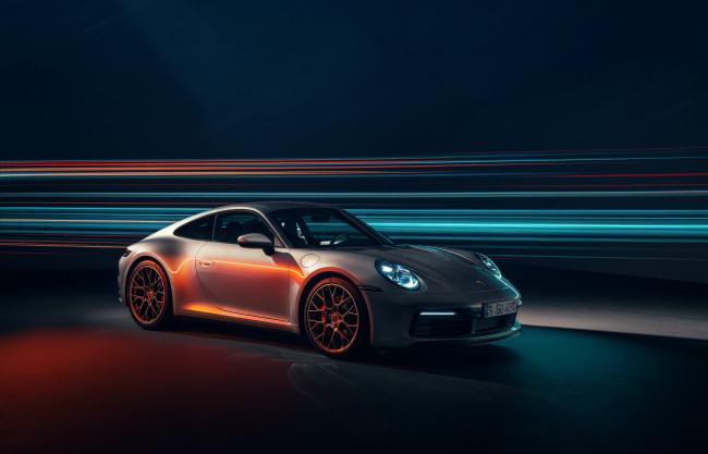 Обои картинки фото 2019 porsche 911 carrera 4s, автомобили, porsche, каррера, купе, порше, 4s, carrera, 911, 2019