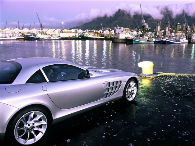 Обои картинки фото mercedes, benz, slr, mclaren, 2004, автомобили