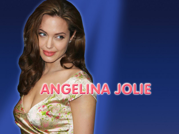 Обои картинки фото Angelina Jolie, девушки