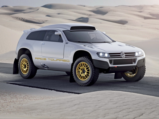 Обои картинки фото race, touareg, qatar, concept, 2011, автомобили, volkswagen