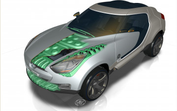 Картинка hyundai qarmaq concept автомобили 3д