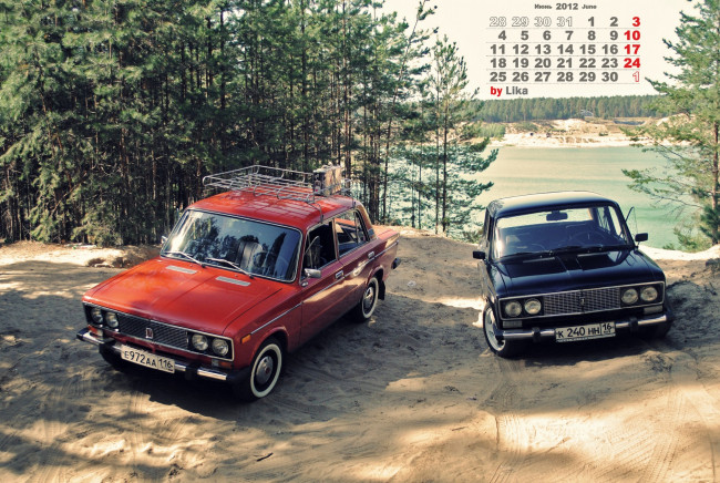 Обои картинки фото календари, автомобили, песок