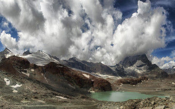 Картинка швейцария церматт природа горы озеро