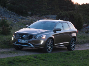 Картинка автомобили volvo xc60 d4 темный 2013г