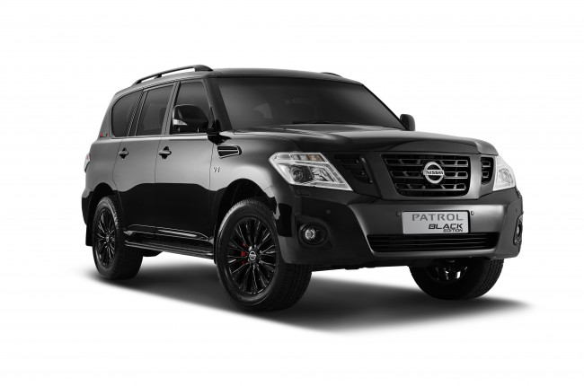 Обои картинки фото автомобили, nissan, datsun, y62, 2015г, edition, black, patrol