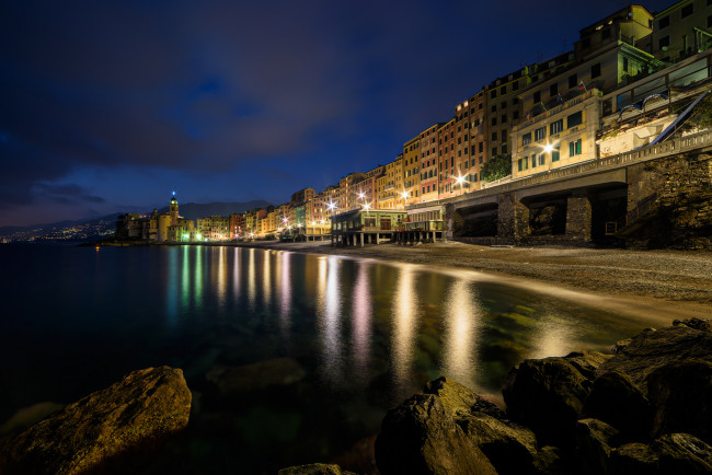 Обои картинки фото camogli, города, - панорамы, побережье