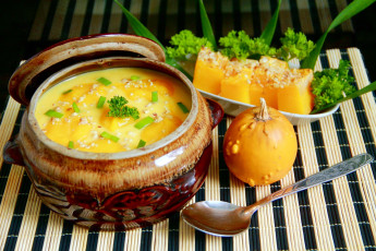 Картинка еда первые+блюда тыква тыквенный суп