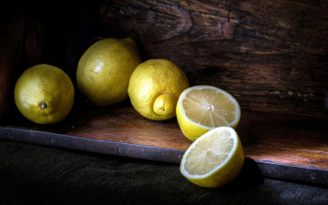 обоя еда, цитрусы, лимоны