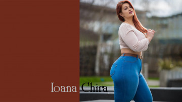 обоя ioana chira, девушки, -unsort , рыжеволосые и другие, ioana, chira, толстушка, big, beautiful, woman, девушка, модель, model, plus, size, размера, плюс