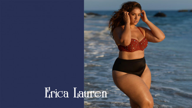 Обои картинки фото erica lauren, девушки, -unsort , брюнетки, темноволосые, размера, плюс, модель, model, plus, size, девушка, толстушка, big, beautiful, woman, erica, lauren