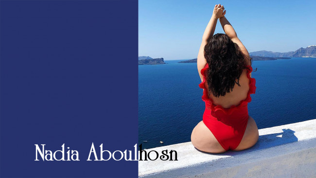 Обои картинки фото nadia aboulhosn, девушки, -unsort , брюнетки, темноволосые, девушка, размера, плюс, модель, model, plus, size, толстушка, big, beautiful, woman