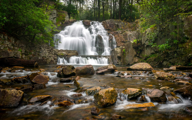 Обои картинки фото природа, водопады, вода, водопад, поток