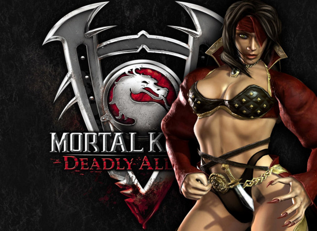 Обои картинки фото видео игры, mortal kombat deadly alliance, девушка, символ