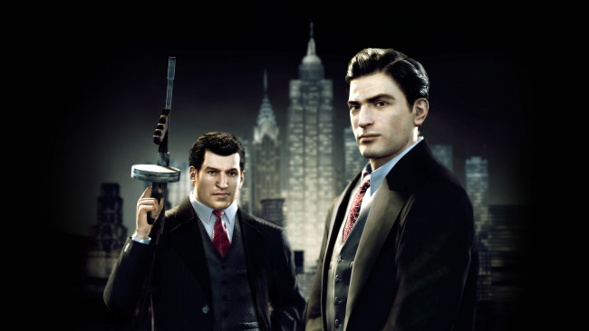 Обои картинки фото видео игры, mafia ii, гангстеры, оружие