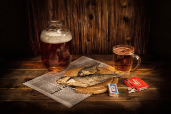 Картинка еда напитки +пиво пиво рыба сигареты спички