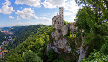 Картинка lichtenstein+castle germany города замки+германии lichtenstein castle