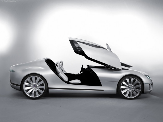 Обои картинки фото 2006, saab, aero, concept, автомобили