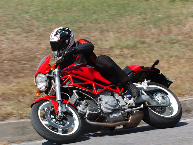 Обои картинки фото ducati, monster, s2r, мотоциклы