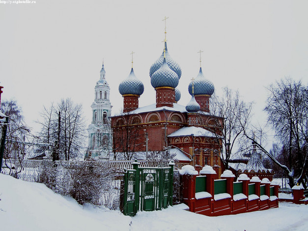 Обои картинки фото кострома, церковь, воскресения, на, дебре, города, православные, церкви, монастыри