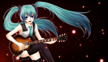 обоя vocaloid, аниме, hatsune, miku