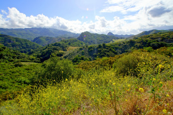 Картинка california malibu природа горы пейзаж