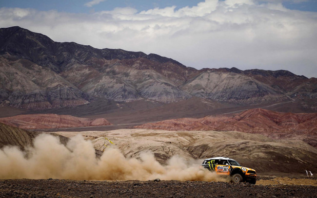 Обои картинки фото спорт, авторалли, песок, гонка, пустыня